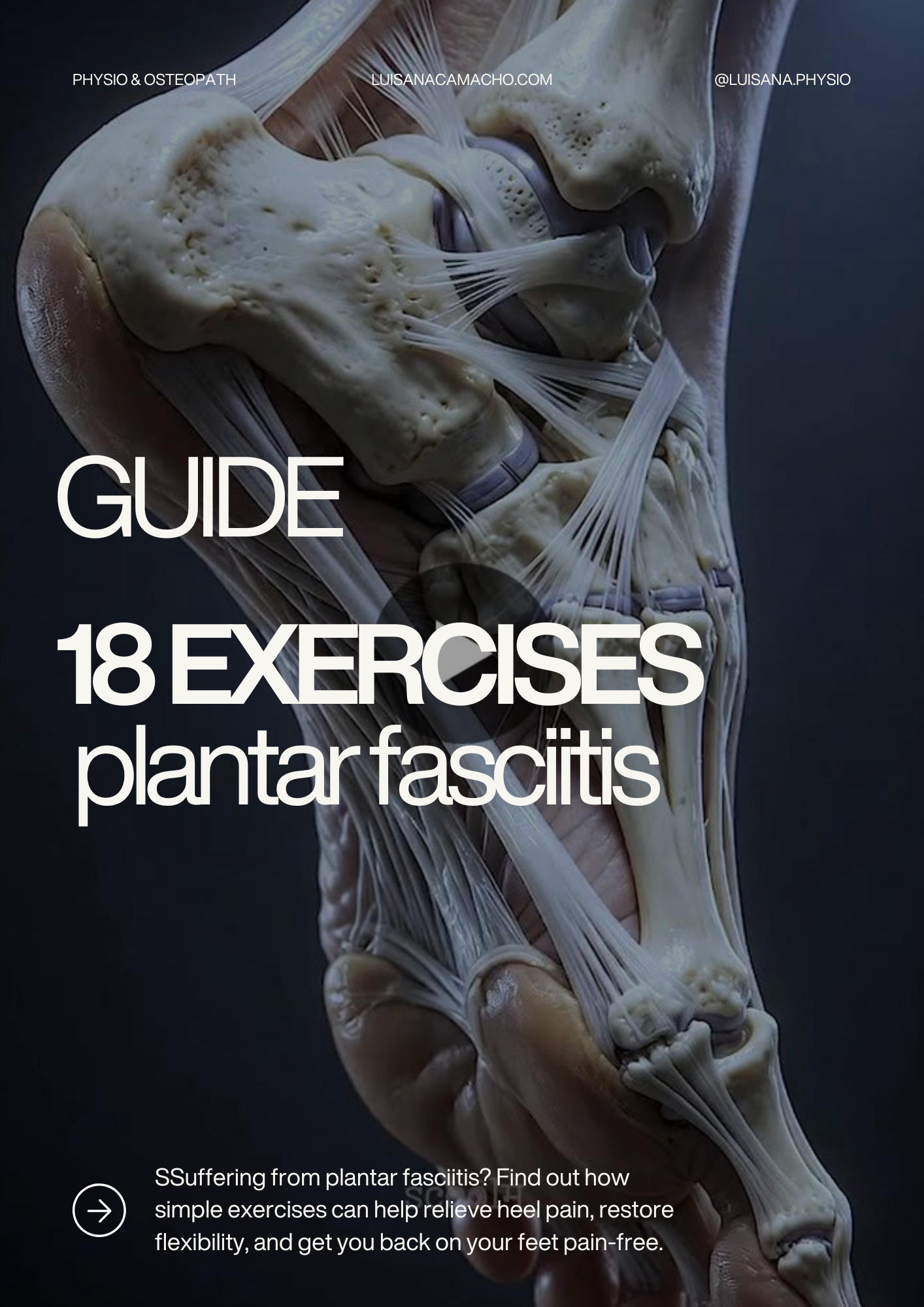 Guía: Fascitis Plantar, 18 ejercicios